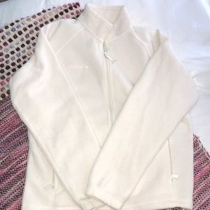 White Columbia zip up